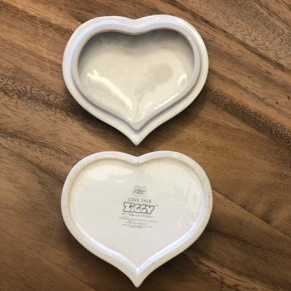 1980 Ziggy Love Is In the Air heart shaped dish - Picture 5 of 5